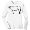 1-DAY RUSH NO MINIMUM Ladies Long Sleeve Crew Neck T-Shirt Thumbnail