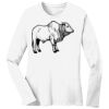 1-DAY RUSH NO MINIMUM Ladies Long Sleeve Crew Neck T-Shirt Thumbnail