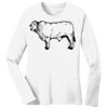 1-DAY RUSH NO MINIMUM Ladies Long Sleeve Crew Neck T-Shirt Thumbnail