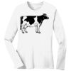 1-DAY RUSH NO MINIMUM Ladies Long Sleeve Crew Neck T-Shirt Thumbnail
