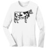 1-DAY RUSH NO MINIMUM Ladies Long Sleeve Crew Neck T-Shirt Thumbnail