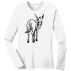1-DAY RUSH NO MINIMUM Ladies Long Sleeve Crew Neck T-Shirt Thumbnail
