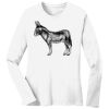 1-DAY RUSH NO MINIMUM Ladies Long Sleeve Crew Neck T-Shirt Thumbnail