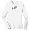 1-DAY RUSH NO MINIMUM Ladies Long Sleeve Crew Neck T-Shirt Thumbnail