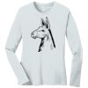 1-DAY RUSH NO MINIMUM Ladies Long Sleeve Crew Neck T-Shirt Thumbnail