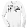 1-DAY RUSH NO MINIMUM Ladies Long Sleeve Crew Neck T-Shirt Thumbnail