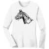 1-DAY RUSH NO MINIMUM Ladies Long Sleeve Crew Neck T-Shirt Thumbnail