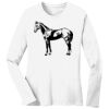 1-DAY RUSH NO MINIMUM Ladies Long Sleeve Crew Neck T-Shirt Thumbnail