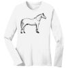 1-DAY RUSH NO MINIMUM Ladies Long Sleeve Crew Neck T-Shirt Thumbnail