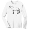1-DAY RUSH NO MINIMUM Ladies Long Sleeve Crew Neck T-Shirt Thumbnail
