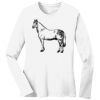 1-DAY RUSH NO MINIMUM Ladies Long Sleeve Crew Neck T-Shirt Thumbnail