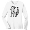1-DAY RUSH NO MINIMUM Ladies Long Sleeve Crew Neck T-Shirt Thumbnail