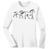 1-DAY RUSH NO MINIMUM Ladies Long Sleeve Crew Neck T-Shirt Thumbnail