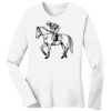 1-DAY RUSH NO MINIMUM Ladies Long Sleeve Crew Neck T-Shirt Thumbnail