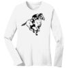 1-DAY RUSH NO MINIMUM Ladies Long Sleeve Crew Neck T-Shirt Thumbnail