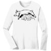 1-DAY RUSH NO MINIMUM Ladies Long Sleeve Crew Neck T-Shirt Thumbnail