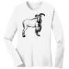 1-DAY RUSH NO MINIMUM Ladies Long Sleeve Crew Neck T-Shirt Thumbnail