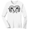 1-DAY RUSH NO MINIMUM Ladies Long Sleeve Crew Neck T-Shirt Thumbnail