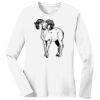 1-DAY RUSH NO MINIMUM Ladies Long Sleeve Crew Neck T-Shirt Thumbnail