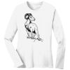 1-DAY RUSH NO MINIMUM Ladies Long Sleeve Crew Neck T-Shirt Thumbnail