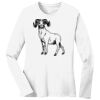 1-DAY RUSH NO MINIMUM Ladies Long Sleeve Crew Neck T-Shirt Thumbnail