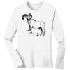 1-DAY RUSH NO MINIMUM Ladies Long Sleeve Crew Neck T-Shirt Thumbnail