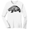 1-DAY RUSH NO MINIMUM Ladies Long Sleeve Crew Neck T-Shirt Thumbnail