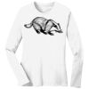 1-DAY RUSH NO MINIMUM Ladies Long Sleeve Crew Neck T-Shirt Thumbnail