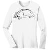 1-DAY RUSH NO MINIMUM Ladies Long Sleeve Crew Neck T-Shirt Thumbnail