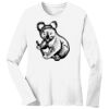1-DAY RUSH NO MINIMUM Ladies Long Sleeve Crew Neck T-Shirt Thumbnail