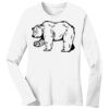 1-DAY RUSH NO MINIMUM Ladies Long Sleeve Crew Neck T-Shirt Thumbnail