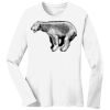 1-DAY RUSH NO MINIMUM Ladies Long Sleeve Crew Neck T-Shirt Thumbnail