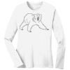 1-DAY RUSH NO MINIMUM Ladies Long Sleeve Crew Neck T-Shirt Thumbnail