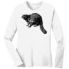 1-DAY RUSH NO MINIMUM Ladies Long Sleeve Crew Neck T-Shirt Thumbnail
