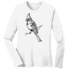 1-DAY RUSH NO MINIMUM Ladies Long Sleeve Crew Neck T-Shirt Thumbnail