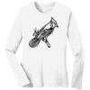 1-DAY RUSH NO MINIMUM Ladies Long Sleeve Crew Neck T-Shirt Thumbnail