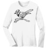1-DAY RUSH NO MINIMUM Ladies Long Sleeve Crew Neck T-Shirt Thumbnail