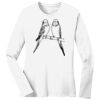 1-DAY RUSH NO MINIMUM Ladies Long Sleeve Crew Neck T-Shirt Thumbnail