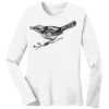 1-DAY RUSH NO MINIMUM Ladies Long Sleeve Crew Neck T-Shirt Thumbnail