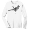 1-DAY RUSH NO MINIMUM Ladies Long Sleeve Crew Neck T-Shirt Thumbnail