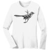 1-DAY RUSH NO MINIMUM Ladies Long Sleeve Crew Neck T-Shirt Thumbnail