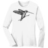 1-DAY RUSH NO MINIMUM Ladies Long Sleeve Crew Neck T-Shirt Thumbnail
