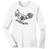1-DAY RUSH NO MINIMUM Ladies Long Sleeve Crew Neck T-Shirt Thumbnail