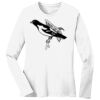 1-DAY RUSH NO MINIMUM Ladies Long Sleeve Crew Neck T-Shirt Thumbnail