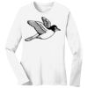 1-DAY RUSH NO MINIMUM Ladies Long Sleeve Crew Neck T-Shirt Thumbnail