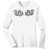 1-DAY RUSH NO MINIMUM Ladies Long Sleeve Crew Neck T-Shirt Thumbnail