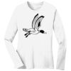 1-DAY RUSH NO MINIMUM Ladies Long Sleeve Crew Neck T-Shirt Thumbnail