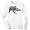 1-DAY RUSH NO MINIMUM Ladies Long Sleeve Crew Neck T-Shirt Thumbnail