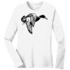 1-DAY RUSH NO MINIMUM Ladies Long Sleeve Crew Neck T-Shirt Thumbnail