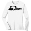 1-DAY RUSH NO MINIMUM Ladies Long Sleeve Crew Neck T-Shirt Thumbnail